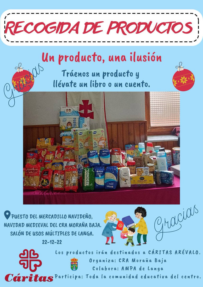 BajaCra's tweet photo. Gracias, gracias y mil gracias por el trabajo, la colaboración y la ilusión con las actividades propuestas en el Festival. Poco a poco os iremos enseñando como fue todo, para abrir boca os dejamos las recaudaciones de @ChocolatadaSol_ y los productos para @_CARITAS Arévalo https://t.co/s2y2Klii0c