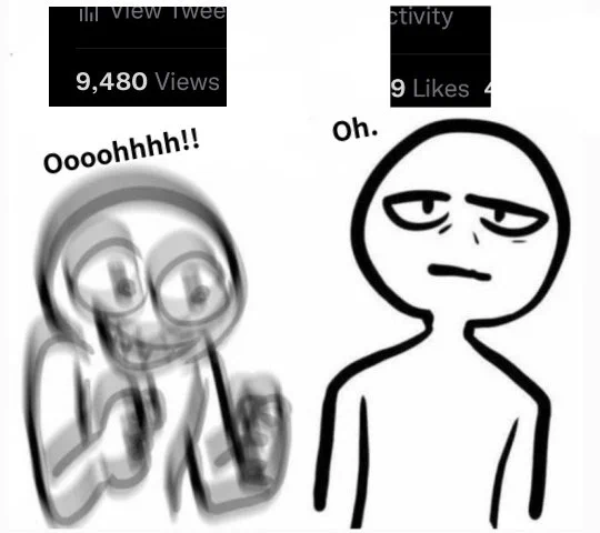 now I get to see how many ppl ignored my art posts 😮‍💨 