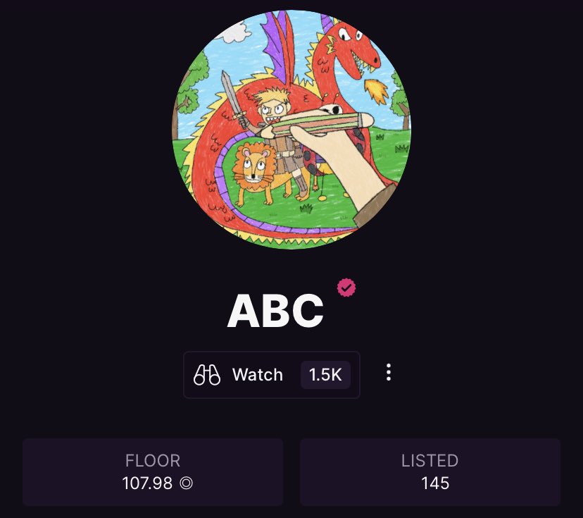 Giving away a ABC NFT to 1 lucky follower ✏️

Current floor is 107 $SOL 🎁

To enter:
Follow with 🔔
Like &amp; RT 🔂
Tag 2 friends 🤝
24 hours ⏰