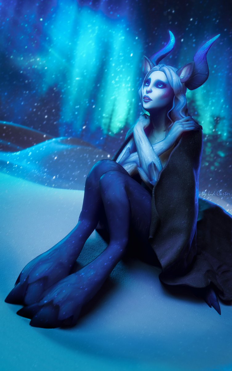 lidcarter's tweet photo. Winter night ๐โ๏ธ
#worldofwarcraft #faun #sylvar https://t.co/GcfnU9AeUZ