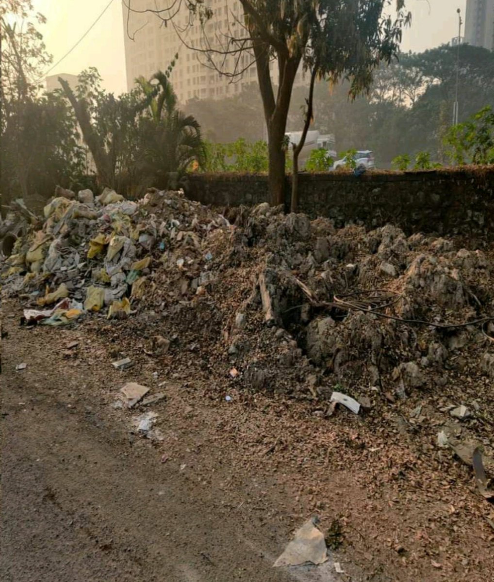 SachinShingare_'s tweet photo. Garbage collection not happening in Majiwada near Rustomjee athena, before @TMCaTweetAway says this land is of TMC, pls take a look in the image, garbage bin is of TMC. Neither TMC not elected officials taking care of Majiwada residents. #thane https://t.co/ItiVzQoMyY
