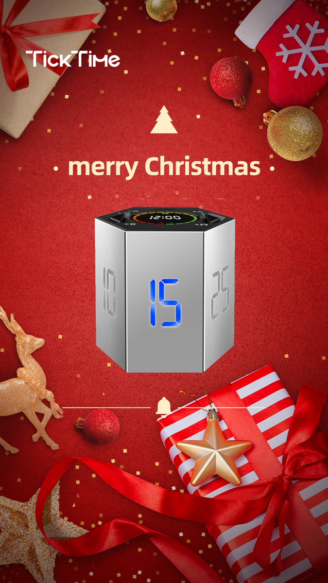 ticktimetimer's tweet image. 🎄Christmas is coming, what gift do you prepare for your family?
🎁Why not take a look at TickTimetimer! Not only does it have a variety of timing modes and a cool appearance, but it can also help you manage time.
🛒Find out more: amzn.to/3B3VrxZ
#TickTime #TickTimetimer