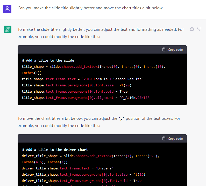 raghuramkb's tweet photo. Adding some more instructions got it to a better state with the right formatting, iteratively https://t.co/W6QZSeJVbr
