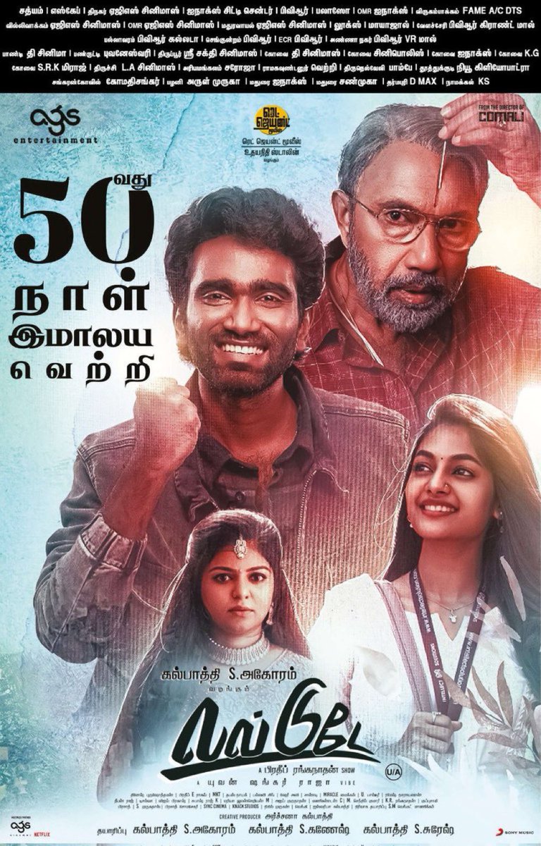 FansRanganatha's tweet photo. Organic 2nd time after Comali . 
Even after OTT release . Thank you all . 
#LoveToday https://t.co/uUcBMnidTF
@pradeeponelife @RedGiantMovies_ https://t.co/WUzhDnYmlg