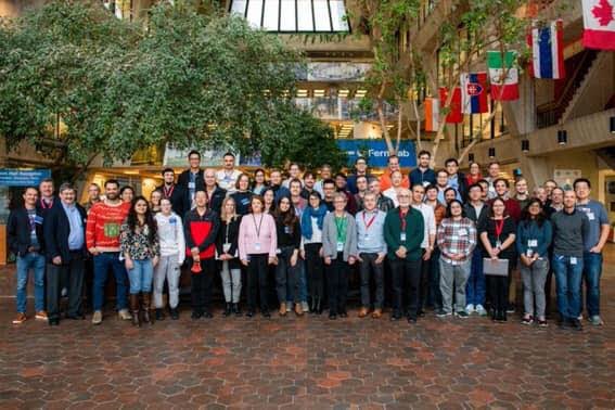 aMUSE84951771's tweet photo. Group photo from a workshop organized last week at @Fermilab jointly by the Snowmass Muon Collider Forum and Fermilab Future Colliders Group. The aim of the event was to engage a broader participation in Muon Collider physics within the US community.

#aMUSE #muoncollider https://t.co/13Osn9k3Gy