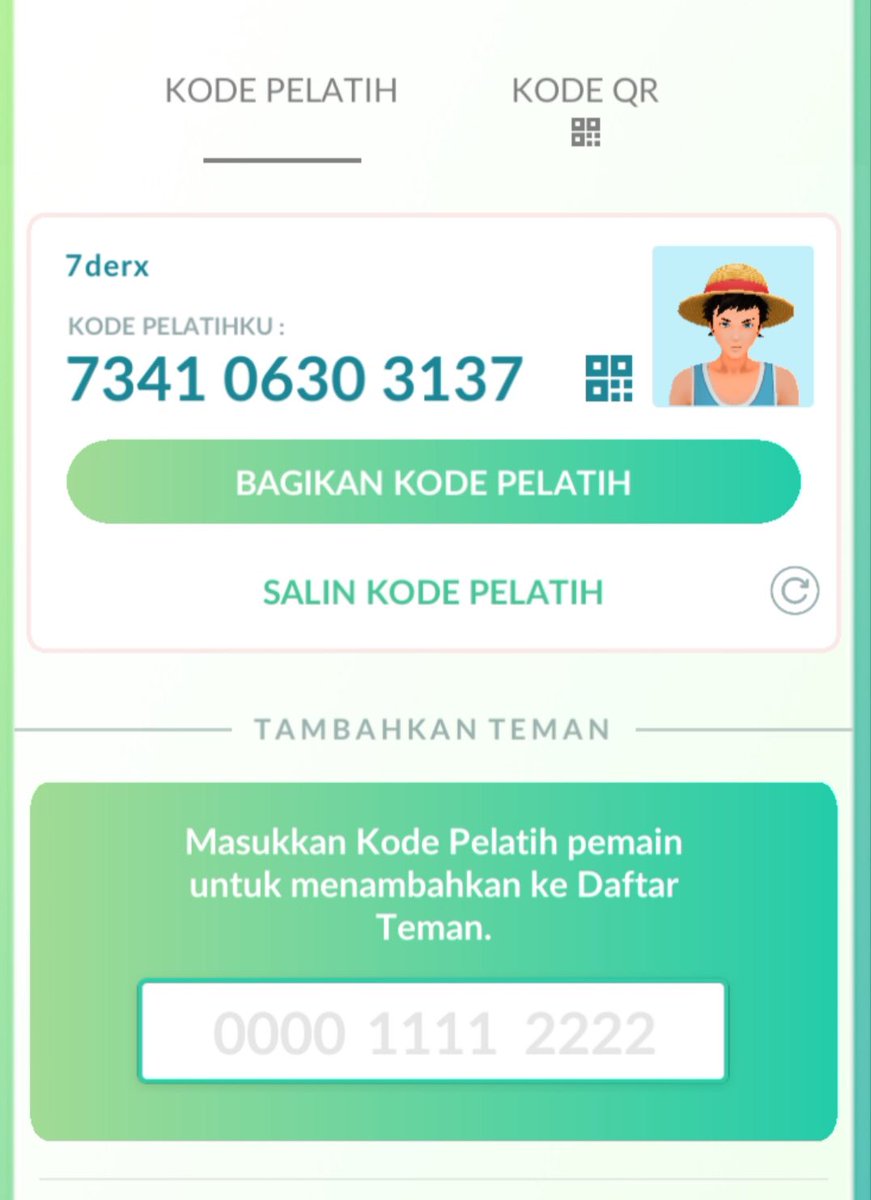 Code: 7341 0630 3137
Let’s play together 🤗

#PokemonGOfriend #PokemonGO #PokemonGOfriends #pokemongofriendcode #PokemonGOfriend #PokemonGOApp #pokemon #PokemonGOCommunityDay #PokemonGoFriendCodes