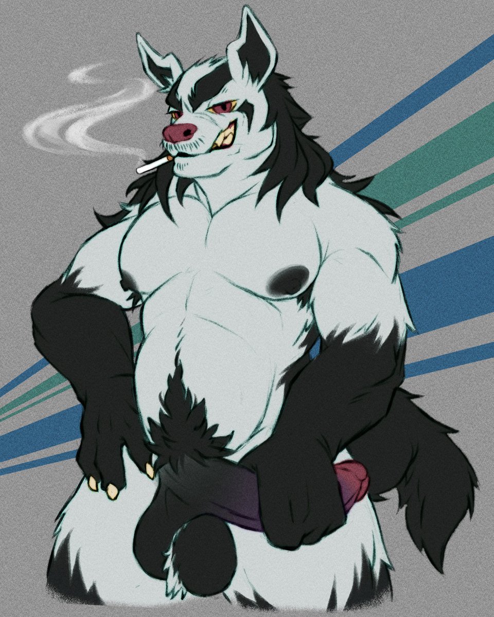 DarkDemonDoggo's tweet photo. "Th' name is Blitz. Let's have some fun, I don't bite.... Unless you really want me to..~"

~Lewd, Anthro portrayal of Mightyena
~VERY GAY (Looking at you female accounts)
~Literate, detailed writer
~All minor and taboo accounts will be deleted from existence https://t.co/ER7gjjEo65