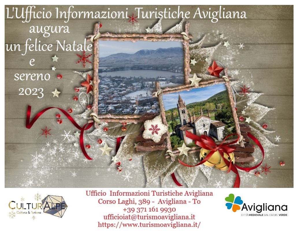 Auguri di buone Feste dall'ufficio del turismo di Avigliana - mailchi.mp/00052dd92fa0/a…