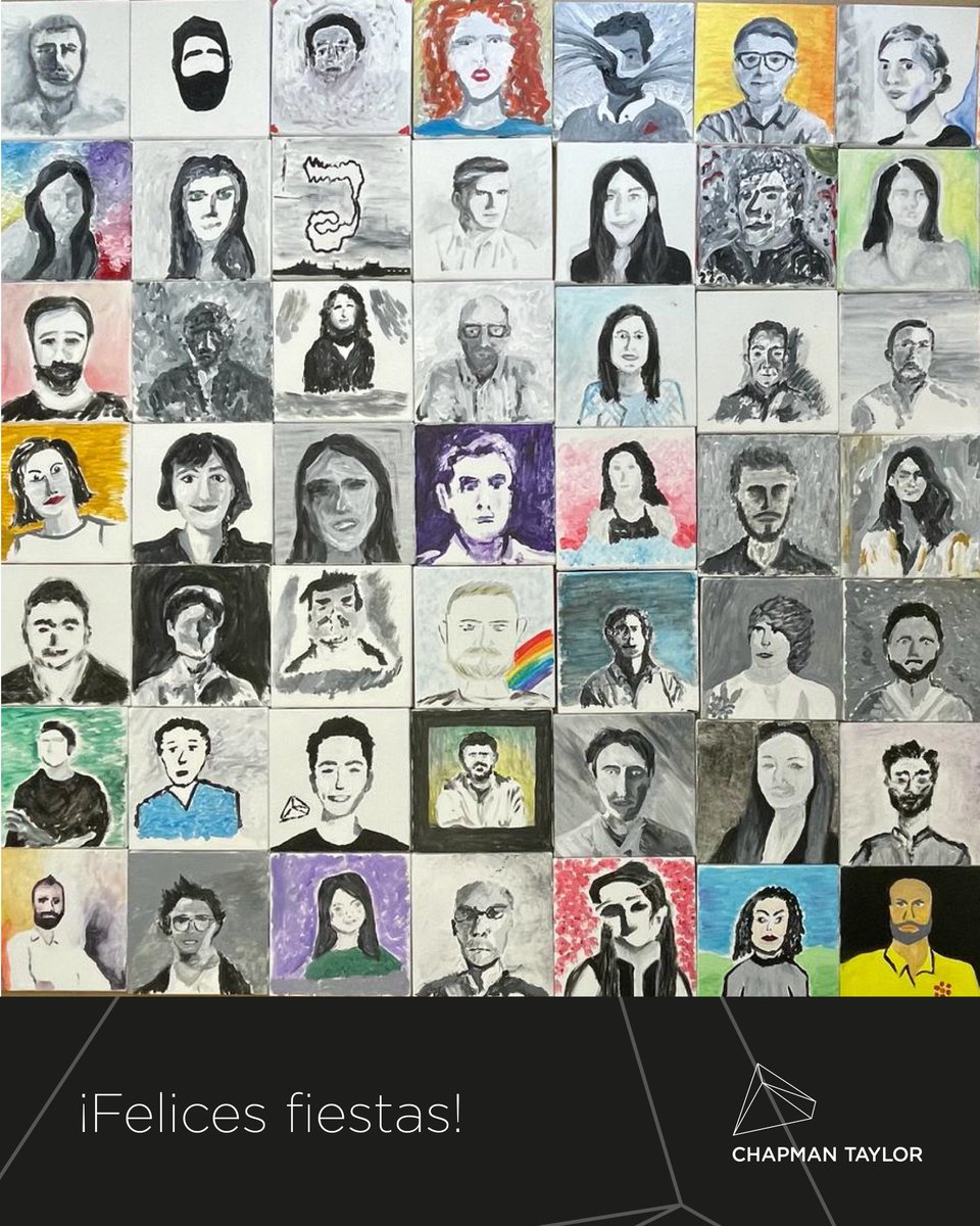 ¡Desde <a href="/CTMadridStudio/">Chapman Taylor</a> os deseamos Felices Fiestas y próspero Año Nuevo!  

#AñoNuevo #retrato #Arte #Diseño #arquitectura