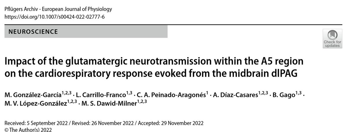 Manuel Víctor López González (@mvlg76) on Twitter photo Ayer no nos tocó la #LoteriadeNavidad pero <a href="/PflugersArchiv/">Pflugers Archiv - European Journal of Physiology</a> nos regaló el Premio Gordo de publicarnos el artículo rdcu.be/c18Sb
Felicidades a mi equipazo!! <a href="/msdawidmilner/">Marc Stefan Dáwid Milner</a> <a href="/utopied/">Marta González</a> <a href="/Lawralu/">Lauu</a> <a href="/adcasares/">Amelia Díaz Casares</a>
A por otro en 2023! Gracias <a href="/InfoUMA/">Universidad de Málaga</a> <a href="/_ibima/">IBIMA Plataforma BIONAND</a>
#Physiology #Neuroscience Ayer no nos tocó la #LoteriadeNavidad pero <a href="/PflugersArchiv/">Pflugers Archiv - European Journal of Physiology</a> nos regaló el Premio Gordo de publicarnos el artículo rdcu.be/c18Sb
Felicidades a mi equipazo!! <a href="/msdawidmilner/">Marc Stefan Dáwid Milner</a> <a href="/utopied/">Marta González</a> <a href="/Lawralu/">Lauu</a> <a href="/adcasares/">Amelia Díaz Casares</a>
A por otro en 2023! Gracias <a href="/InfoUMA/">Universidad de Málaga</a> <a href="/_ibima/">IBIMA Plataforma BIONAND</a>
#Physiology #Neuroscience