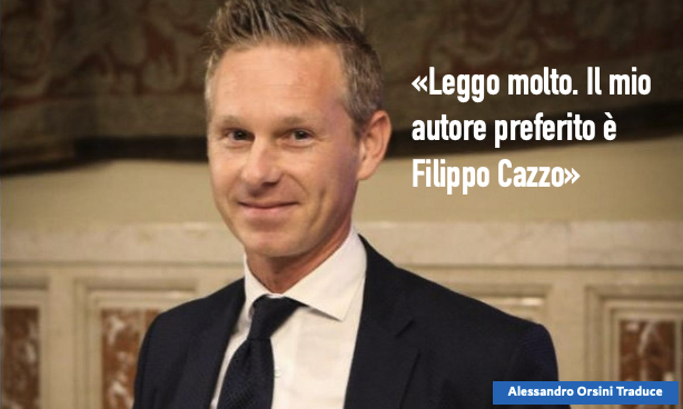 Leggo molto, il mio autore preferito è Filippo Cazzo. #ampio #OrsiniTraduceCose #Orsini