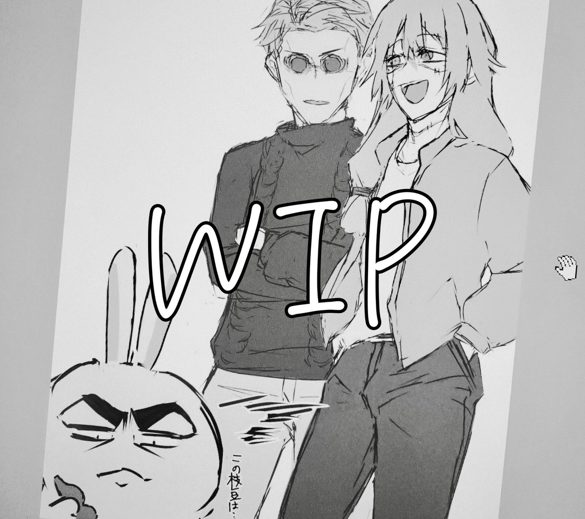 忘年会した時楽しかったので各推しで描いてる 
