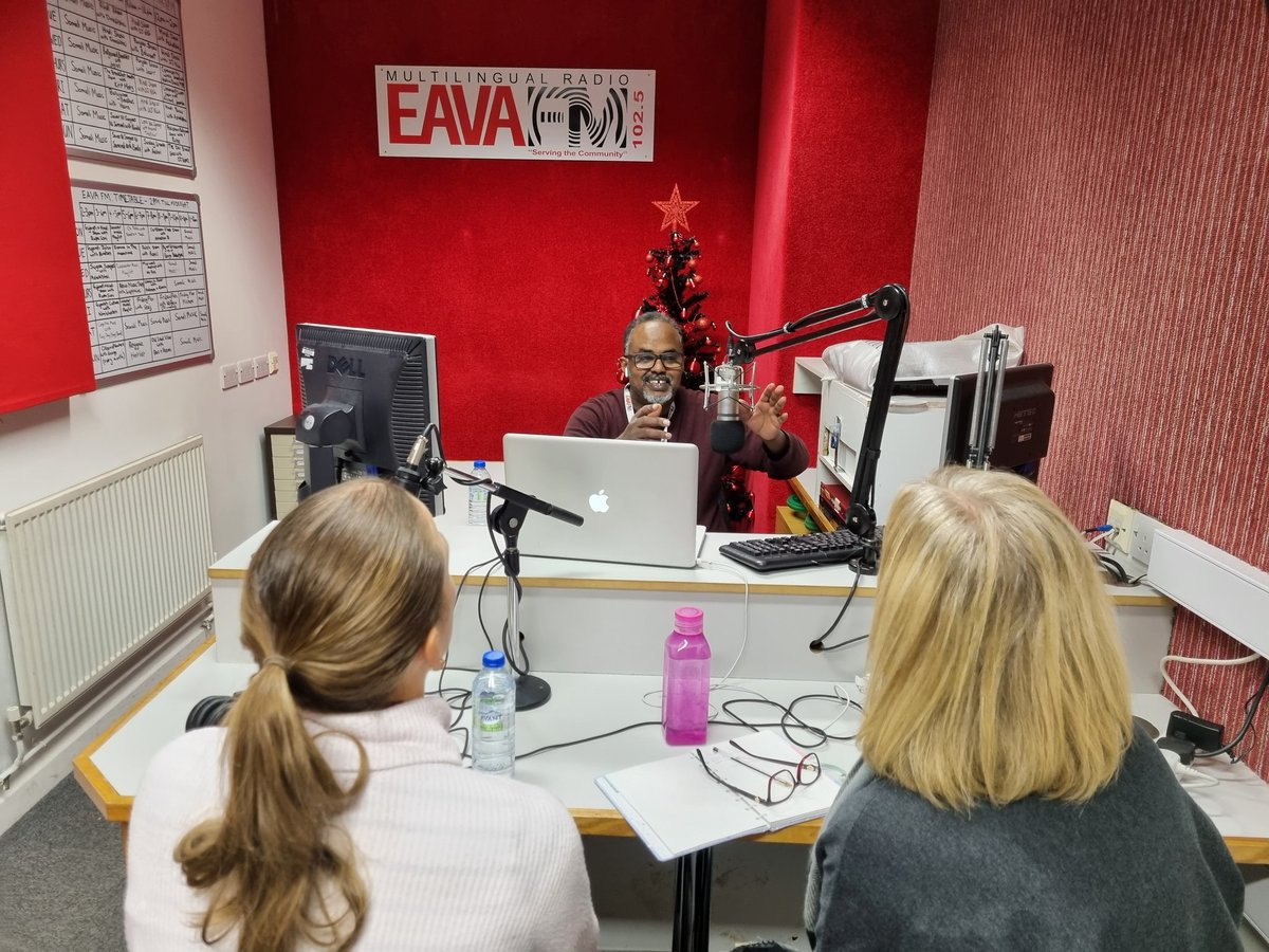 Good speaking to Director <a href="/VRNGrace/">Grace Strong</a> from the <a href="/VR_Network/">Violence Reduction Network LLR</a> on our #CommunityShow <a href="/eavafm/">EAVA FM 102.5</a> with <a href="/hashimdualembe/">Hashim Duale MBE</a> &amp; <a href="/TheRealVeejUK/">Vijay</a>

It's important to have discussions  with services providers in City of #leicester 💪🏾💪🏾

#violenceprevention #leicestercommunity #eavafm #communityradio