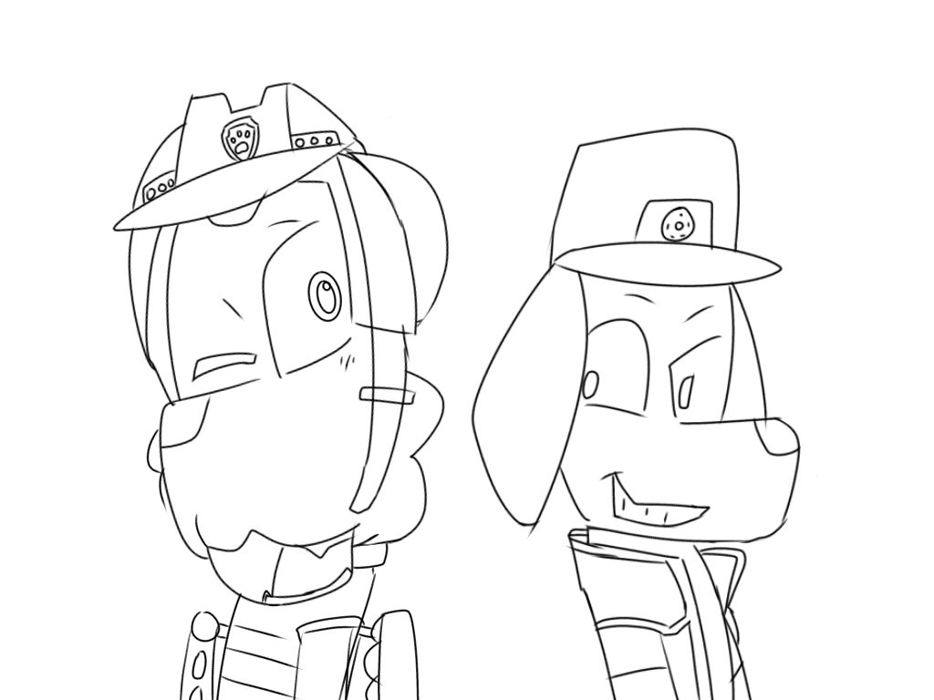 PartyElias's tweet photo. El pana rex y el Honky 😎XD
#Pawpatrol #Dinorescue #Bigtruckpups #Doodle #Digital https://t.co/fBVTNIg3WH