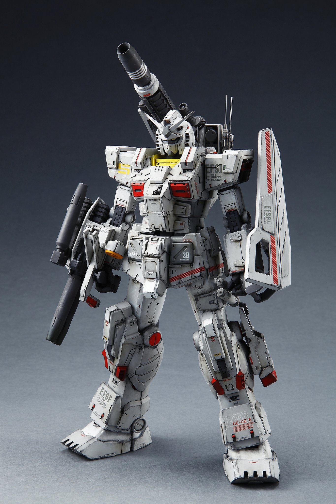 中村MG フルアーマーガンダム　RG ジオング　HG フルアーマーガンダム GUNPLA】HGフルアーマーガンダム オリジナルカスタム【CUSTOM