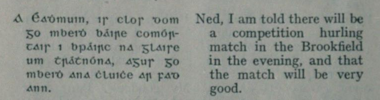 DoomsdayPicnic's tweet photo. Frasai an-usaideach: useful phrases from an old Irish language phrasebook https://t.co/fHgIqnk0uf