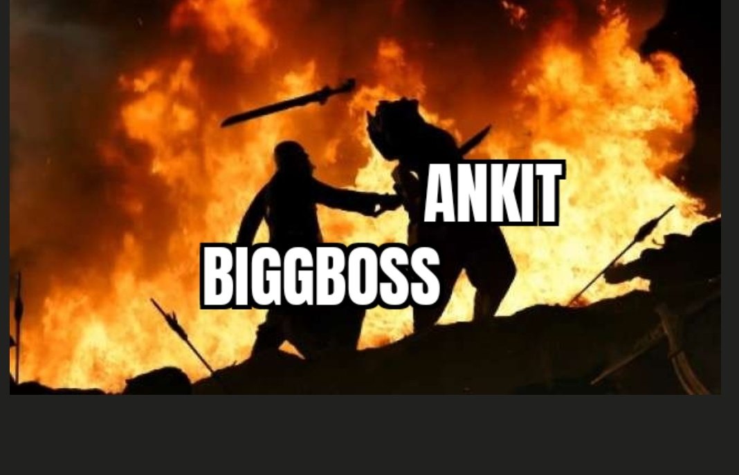 ShanSays__'s tweet image. This Picture says all
@BiggBoss @ColorsTV

NO ANKIT NO BIGG BOSS