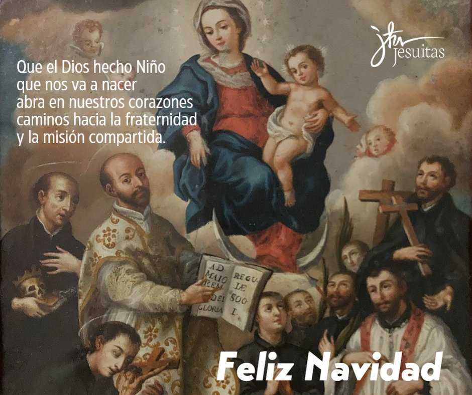 El Secretariado de Misiones de la Provincia de España de la Compañía de Jesús desea a todos una muy Feliz Navidad, especialmente a los misioneros que trabajan en países de misión y a todas las personas más desfavorecidas del mundo.