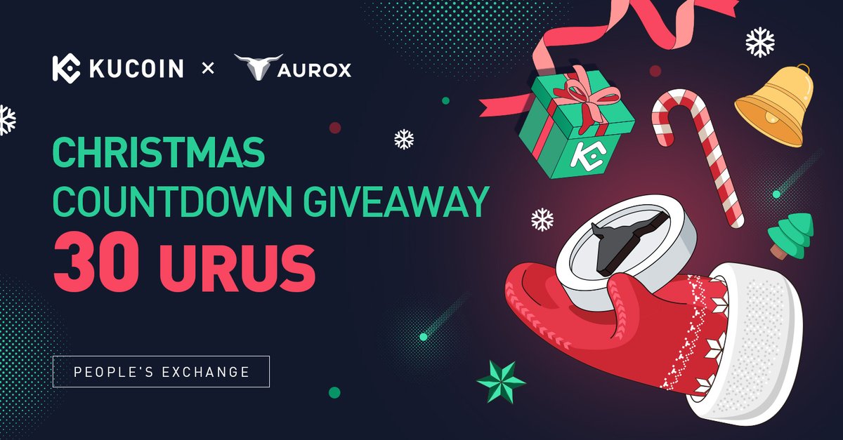 kucoincom's tweet photo. 🎄To celebrate the holiday season, we are launching a 3-day Christmas countdown giveaway!

Complete the tasks below to share 30 $URUS

✅Follow @kucoincom &amp; @getaurox
✅Download Aurox Wallet: https://t.co/QhMhmMJxgf
✅Comment a screenshot of your Aurox wallet
✅RT &amp; tag 2 friends https://t.co/Uj6hmD1EwN