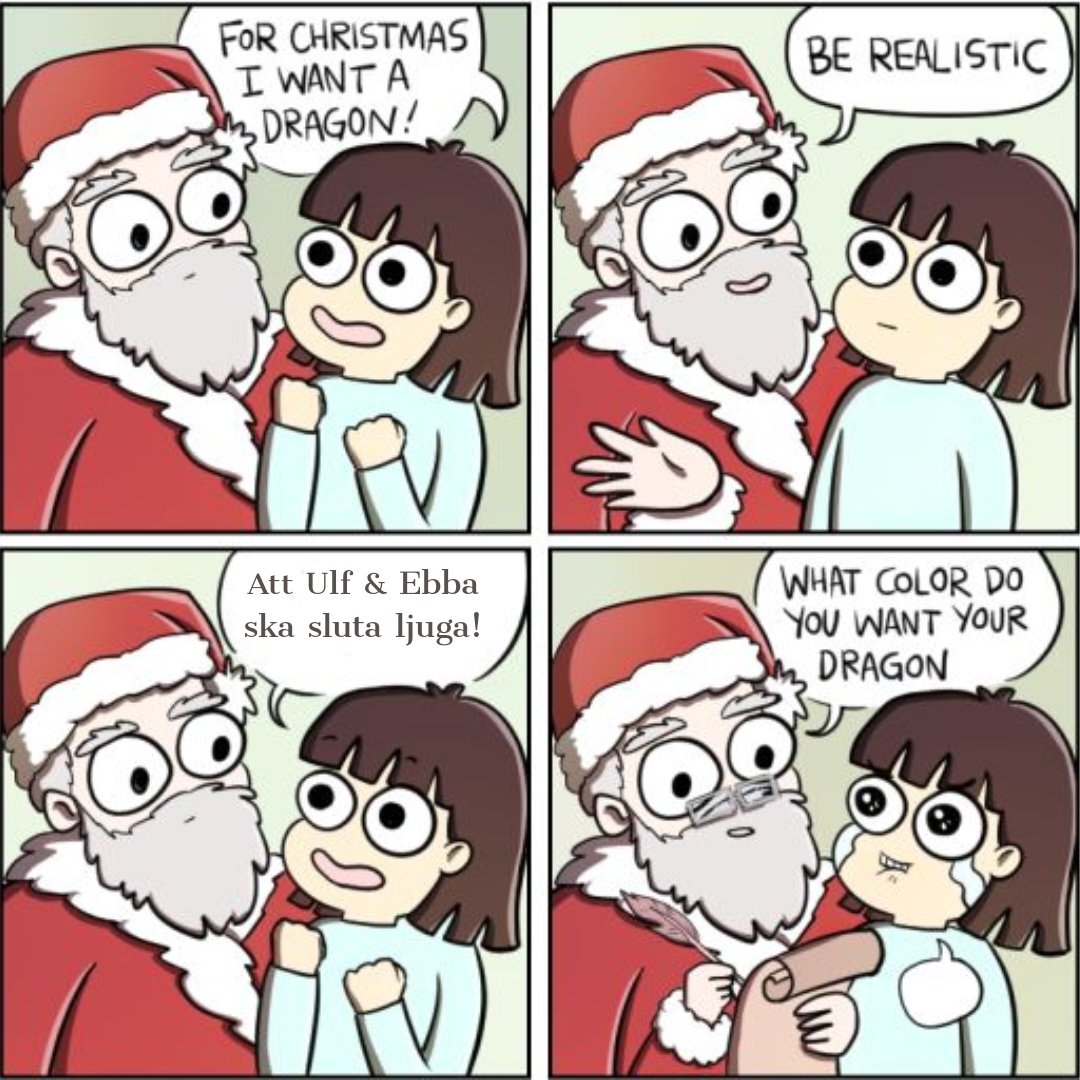 VAlingsas's tweet photo. Vad önskar ni er av jultomten i år? #fredagsmeme https://t.co/2a539HeUyG