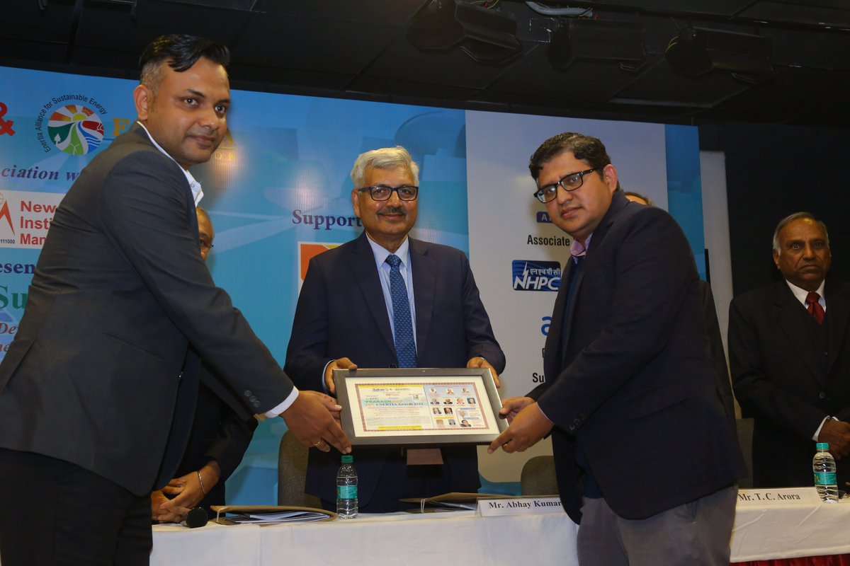 HPX_India's tweet photo. #HPX adjudicated as winner of "Emerging Power Exchange of India" at the PRAKASHmay 15th #ENERTIA Awards 2022. As per the Jury, competition amongst the exchanges is essential for the growth of #Power Sector and HPX is poised to be a futuristic model for Power Exchanges. https://t.co/S5FB0UdPle