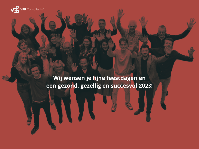 Samen met mijn collega's wens ik je hele fijne feestdagen en een gezond 2023!