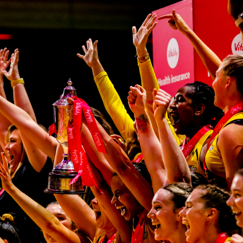 EnglandNetball's tweet photo. Start 2023 right with an extraordinary live experience ✨

Get your tickets for the opening game of the Vitality Roses series vs. @NetballJamaica in January and the @NetballSL Season Opener in February! 💥

Don't miss out ⏬