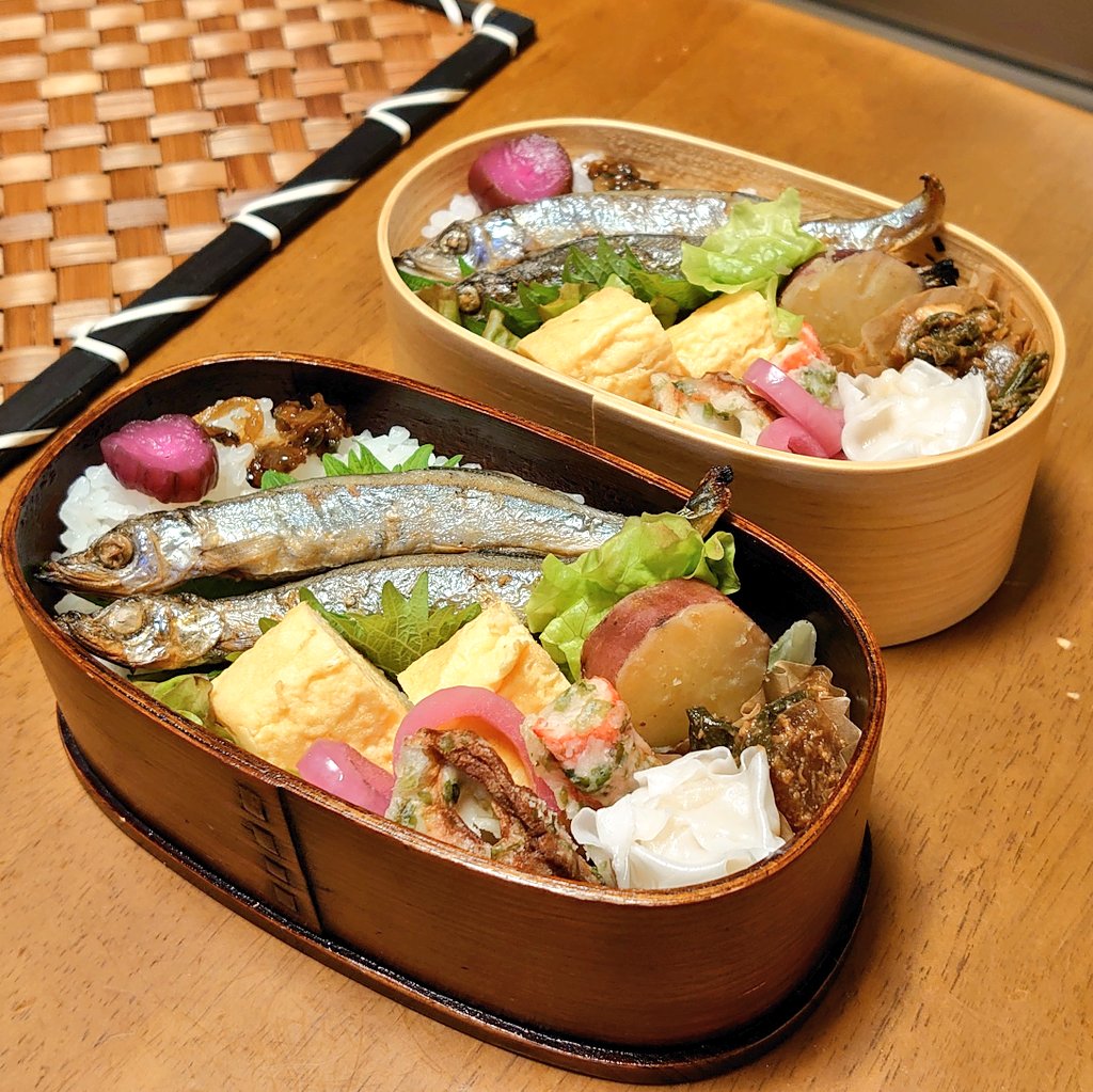 2022/12/23(金) 114食目🍱 ししゃも弁当🐟️ 業スーししゃも🐟️