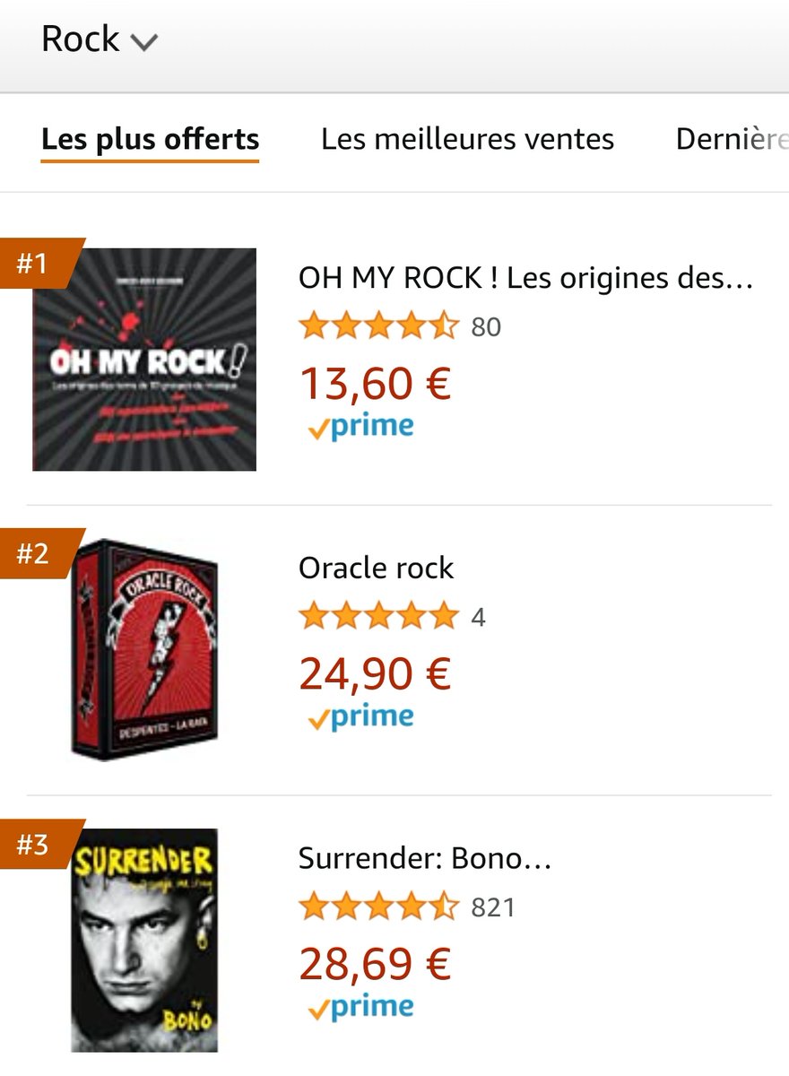 #OhmyRock, le livre 'rock et Métal', le plus offert pour Noël sur #Amazon . 🤘⚡
Merci 🎄🙏