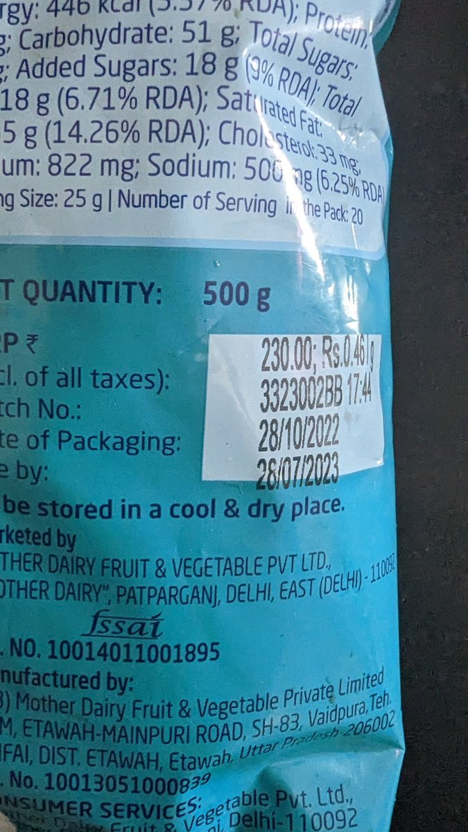 To all folks blindly trusting <a href="/letsblinkit/">Blinkit</a>. Please remember they don't mind  charging beyond MRP and to add even if they don't have a policy for refund, in such a case. <a href="/albinder/">Albinder Dhindsa</a>