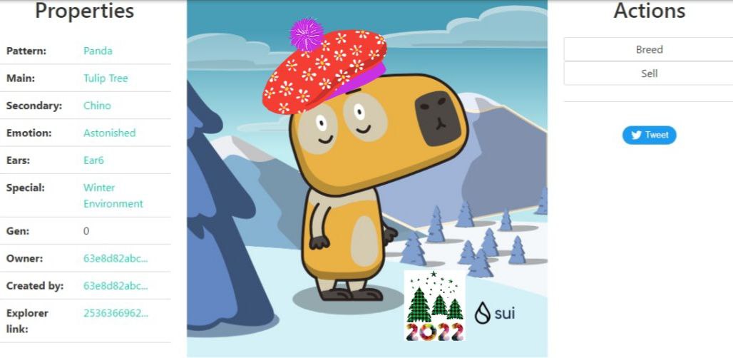 🎁 I just unboxed my Sui Holiday Capy! ❄️
Create your own Capy here:  capy.art #CapyHolidays