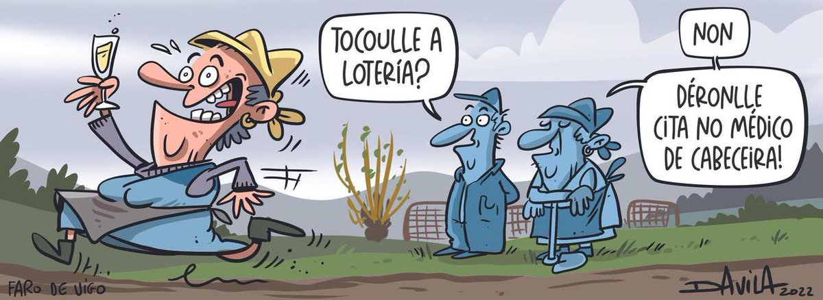 A sorte #hunorgalego #humor #davila #obichero