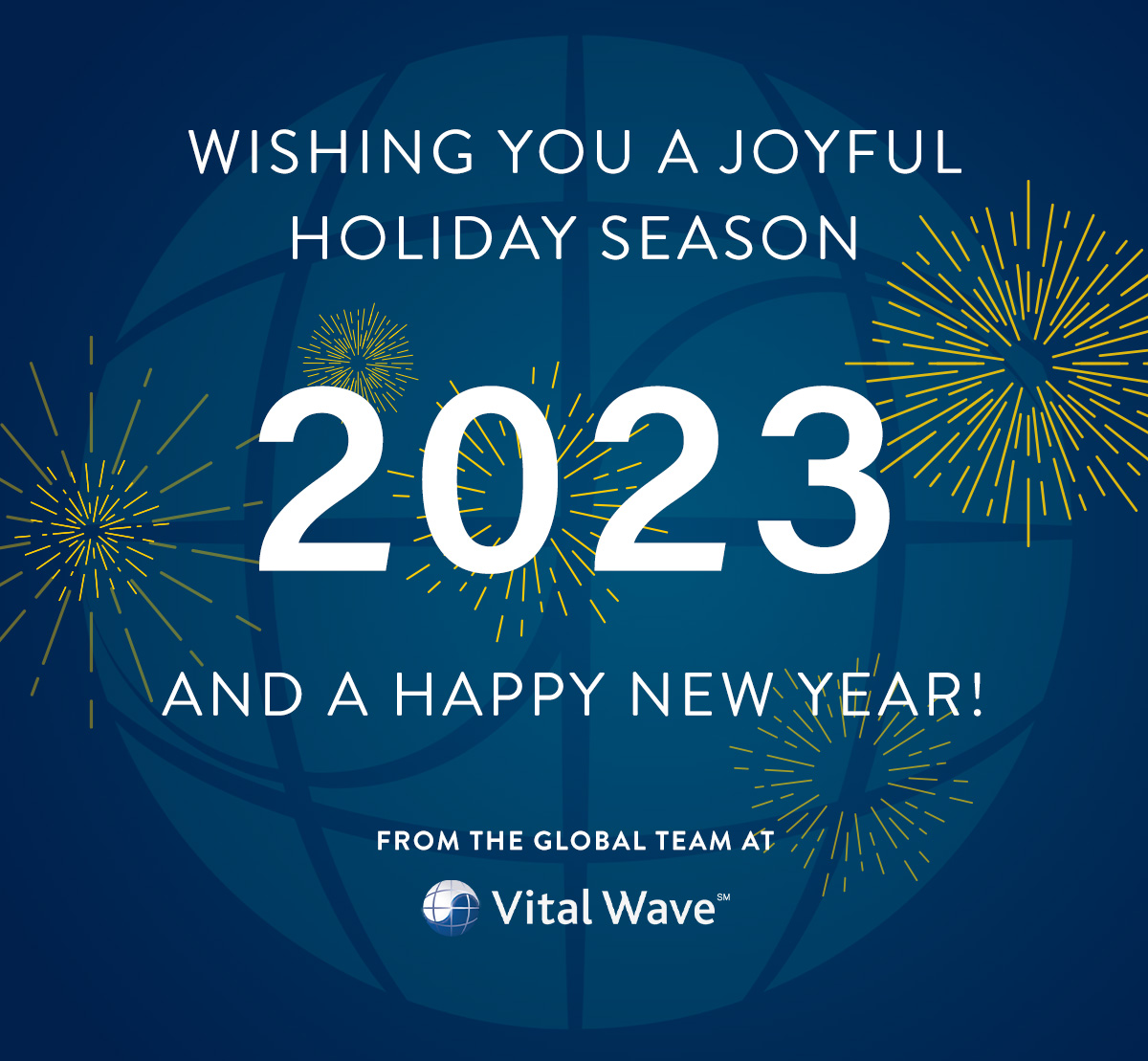 Our global team wishes everyone a wonderful holiday season! A friendly reminder that Vital Wave will be closed until January 3rd. We look forward to seeing you in the new year!