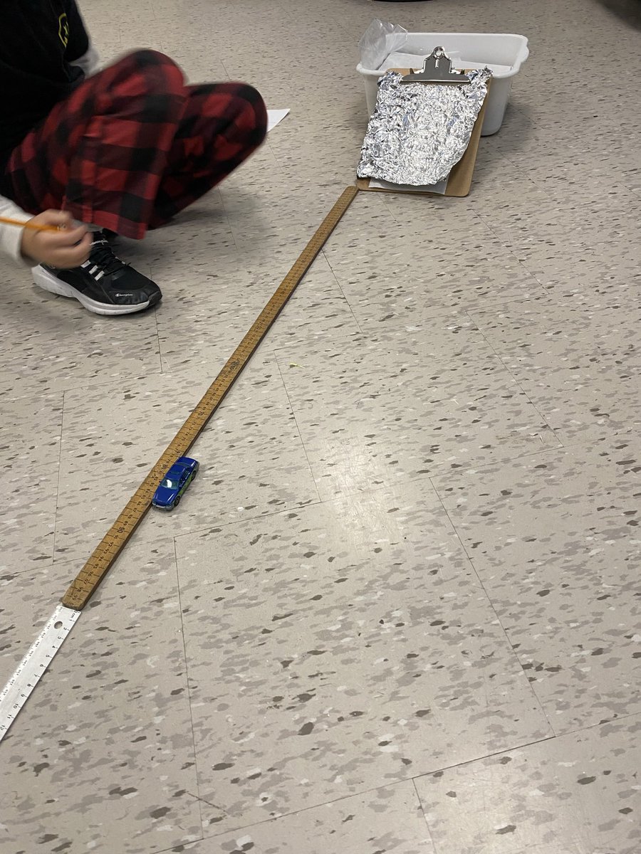 MegHodgins's tweet photo. Grade 3s using what they have learned about forces and measurement to conduct a number of experiments this week @SACTVDSB https://t.co/ZFJrG1DzlO