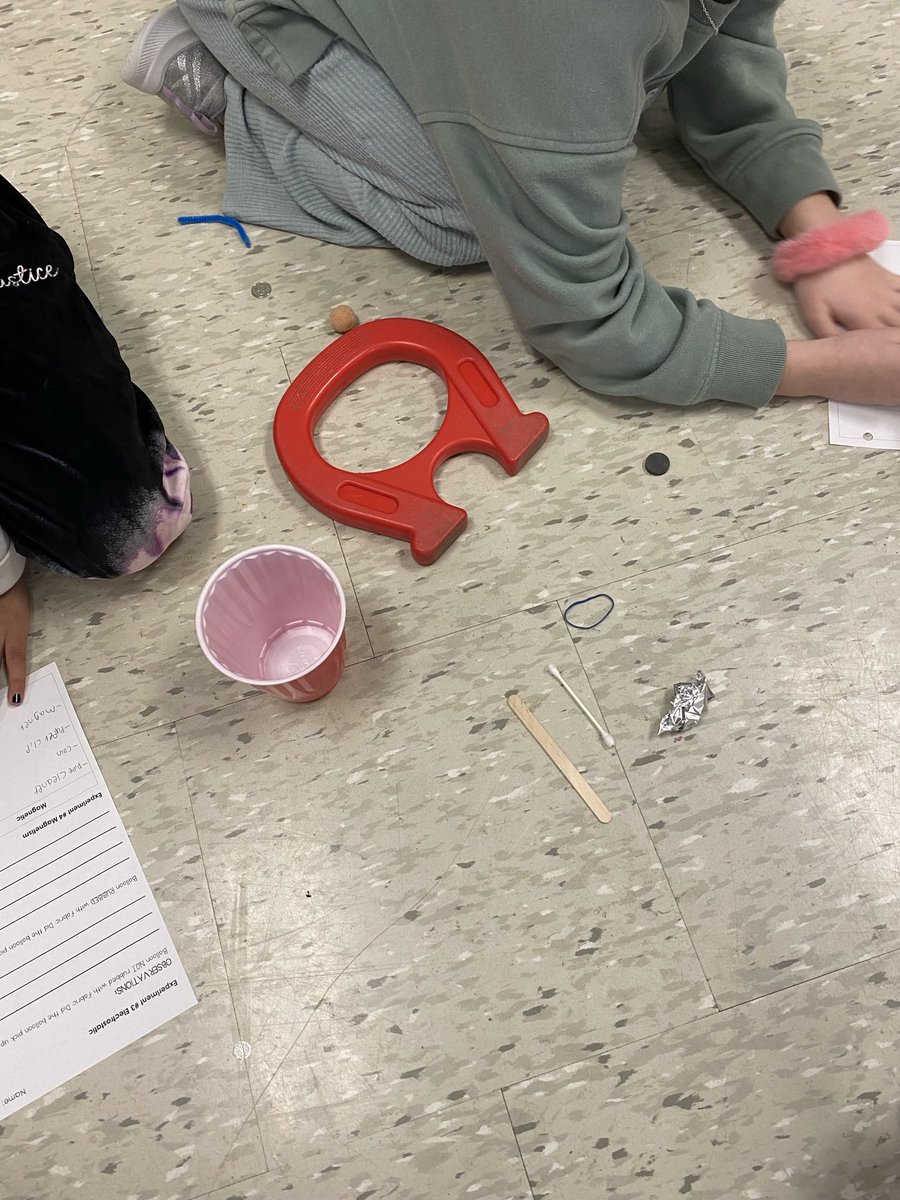 MegHodgins's tweet photo. Grade 3s using what they have learned about forces and measurement to conduct a number of experiments this week @SACTVDSB https://t.co/ZFJrG1DzlO