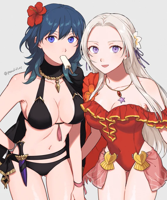 #くそ寒いので水着絵を貼る 