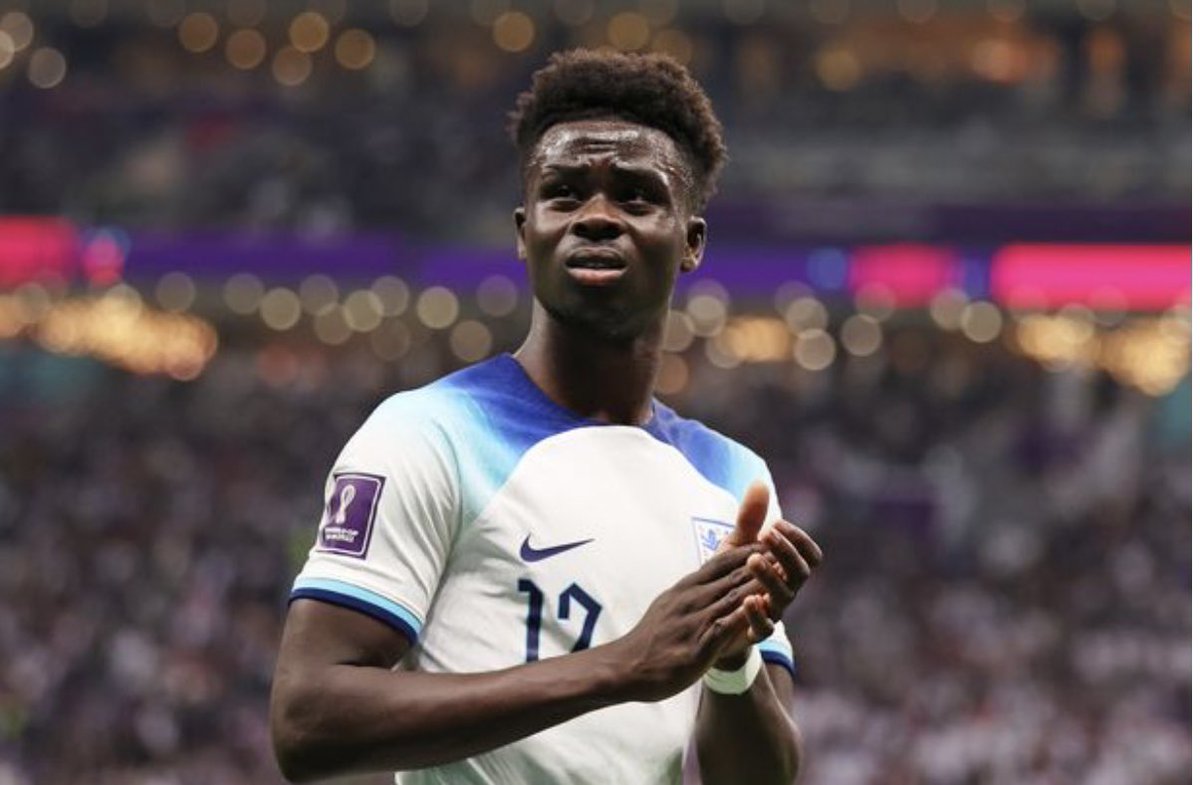 nickmangwana's tweet image. In my book Bukayo Saka was the best player in an English Shirt at the World Cup. Is there a footballing reason why Phil Foden made it into the FIFA Team and Saka did not? I don’t think so.
