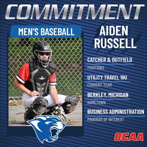 🚨🚨COMMITMENT ALERT 🚨🚨

Your Sault College Baseball team has signed a new recruit for the 2023 season.

Welcome Aiden to the cougar Family!🐾

#cougarpride🐾