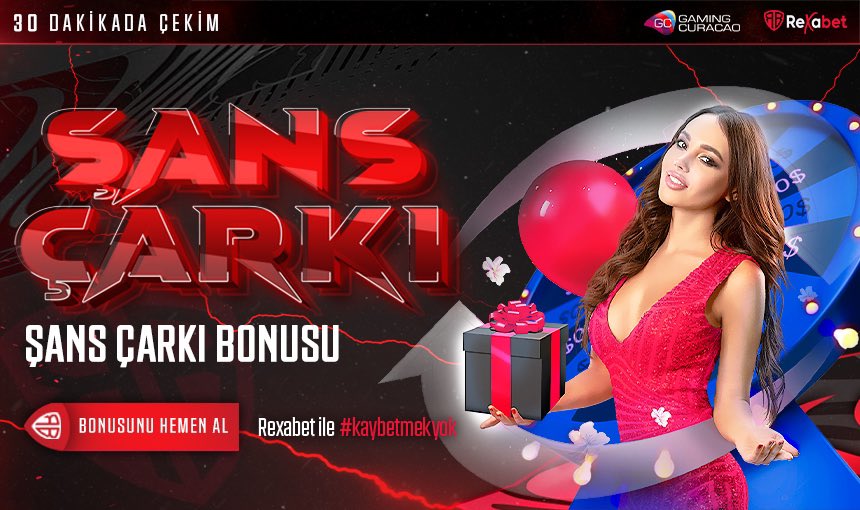 🚀Rexabet'te yatirimlariniz artik daha değerli!
🎁Yapacaginiz minimum 500 TL'lik yatirimlara Rexabet Sans
Çarki'ndan bir çevirme hakki hediye!💸