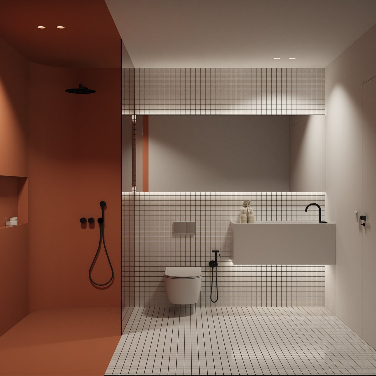 thearender's tweet photo. Check out this gorgeous #rendering, Minimal Concept Bathroom, by Rodrigo Ribeiro.
#thearender 

https://t.co/oqxiVkr8M5

#interiordesign #thearenderer #design #architecture #archviz #renderlovers #sketchupofficial #interior #bathroomdesign #bathroomdecor https://t.co/ra70kSxCde