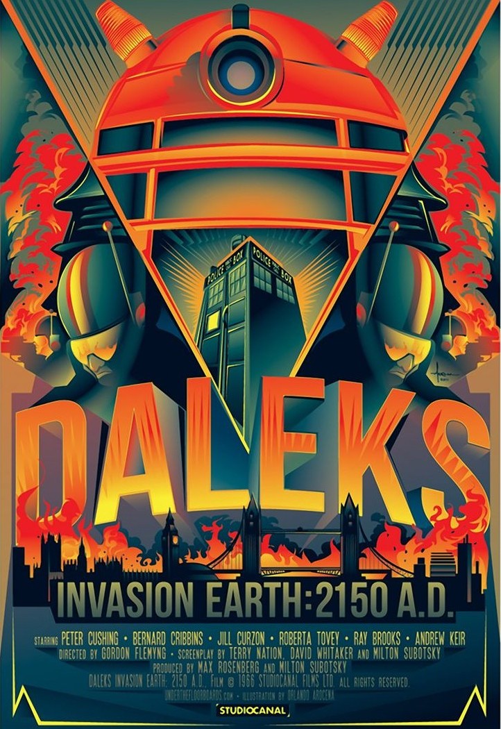 DR. WHO
Daleks, Invasion Earth 2150 A.D.
1966 
Directed by Gordon Flemyng
#DaleksInvasionEarth2150AD #DrWho #Daleks #PeterCushing #ScienceFiction