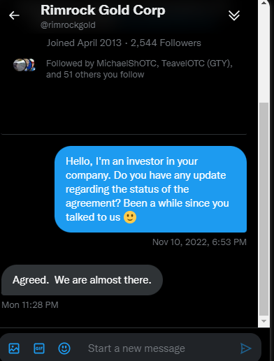 FullSteamOTC's tweet photo. $RMRK CEO Message from Monday. 
Took a new position 0008-9 https://t.co/jpxD2JNEOk