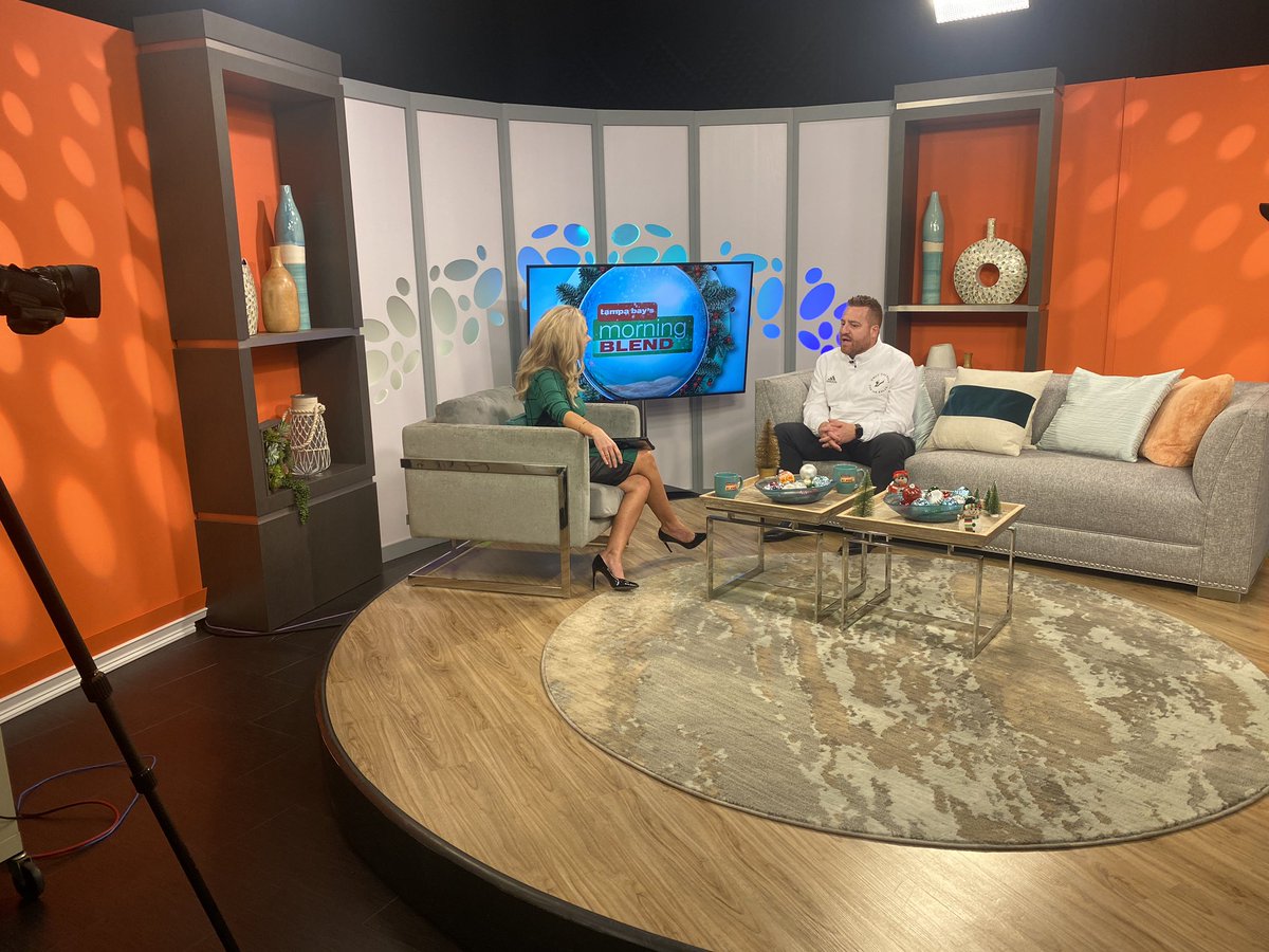 Catch <a href="/CoachGolesh/">Alex Golesh</a> joining @abcactionnews Morning Blend Friday. 

Great talking USF football with <a href="/NatalieKTaylor/">Natalie Taylor</a> 🤘