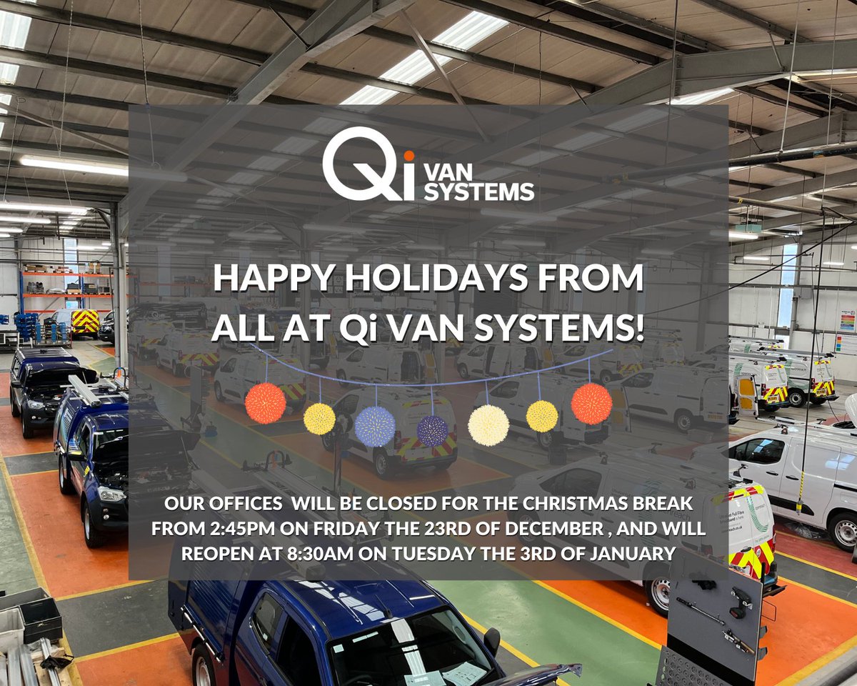 We will be closing for the Christmas break from 2:45pm on Friday the 23rd of December and reopen at 8:30am on Tuesday the 3rd of January. 🎄

Thank you to all our customers, suppliers and employees for your continued support throughout the year!