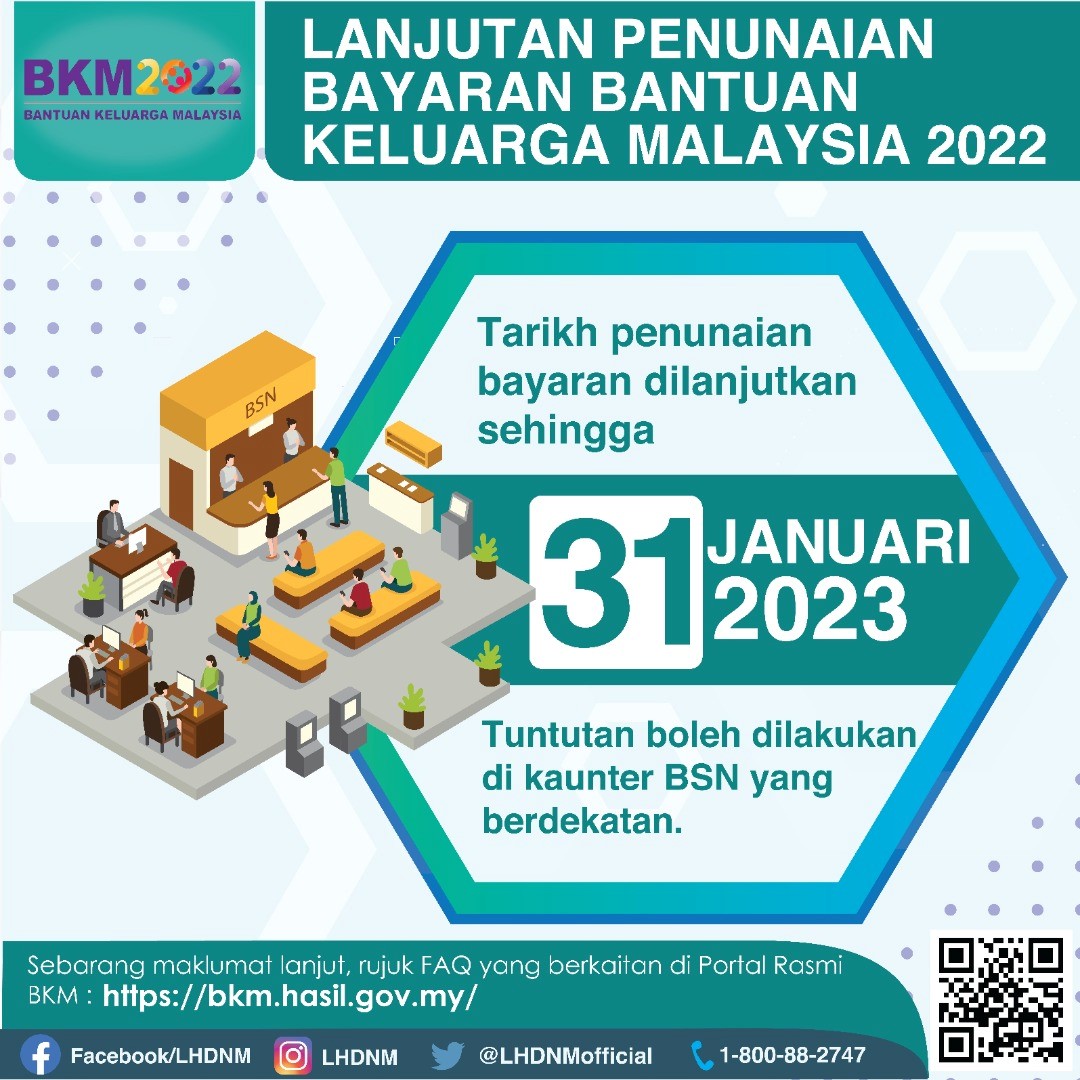 HASiLMalaysia's tweet photo. BANTUAN KELUARGA MALAYSIA (BKM) 2022 : LANJUTAN PENUNAIAN BAYARAN BANTUAN KELUARGA MALAYSIA 2022
https://t.co/Fzu3r1gSfs https://t.co/BxwfDk1lDp