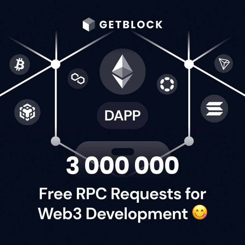 getblockio's tweet photo. In blockchain we trust. GetBlock supports thousands of Web3 apps with API node infrastructure🚀

✅Cost-efficient, flexible and reliable RPC provider with a free plan for 100.000 requests/day.