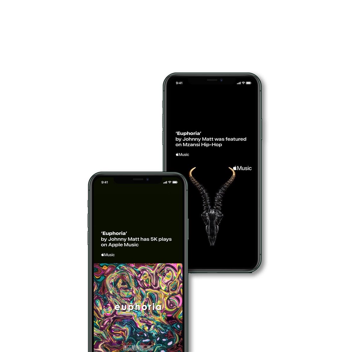 Designing a roll out is all about reflecting the unique voice and personality of the artist. 

We've had the pleasure of working with <a href="/JohnnyMatt/">John Mattias</a> to embody this euphoric feel. 
It's always a thrill to see our designs come to life and help steer a successful rollout.