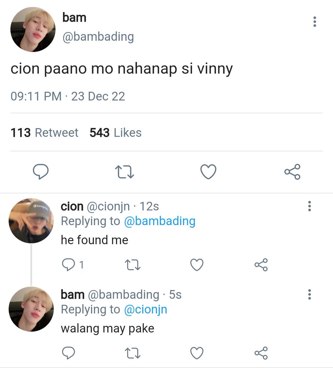 Filo #Taekookau Where In..

Vinny ( Kth ) And Cion ( Jjk ) Are Always Coming At Each Other'S Neck. 1399