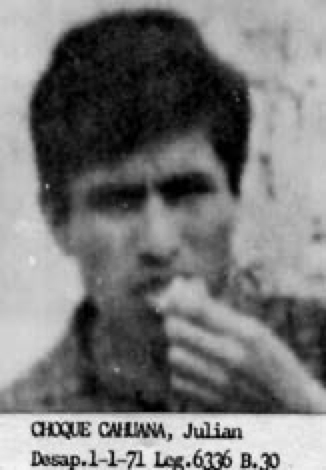ANPIRomaPosti's tweet photo. #JuliánChoqueCahuana, originario di #Oruro in #Bolivia, si rifugiò sin #Argentina per sfuggire alle persecuzioni del regime di #HugoBanzer.Tra i primi #desaparecidos, venne sequestrato l'#1gennaio 1971.Aveva 28 anni.Non fu visto in nessun #CCD.
A tutt'oggi risulta scomparso. https://t.co/N36mFvWCKC