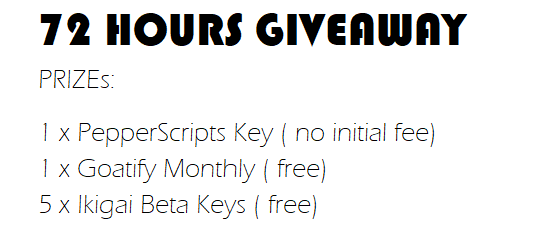 🚨GIVEAWAY🎅
Thank  for the availability of all those with I have collaborated on my projects during this year. I hope that next year will be one of joy and peace for all. I love you!
🍾Rules⚠️
✴️Retweet
✴️Like
✴️Tag 1 friend
✴️Follow me and <a href="/PepperScripts/">PepperScripts</a> <a href="/GoatifyIO/">GOATIFY</a> <a href="/IkigaiBot/">Ikigai</a>